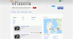 Desktop Screenshot of epizzeria.dk